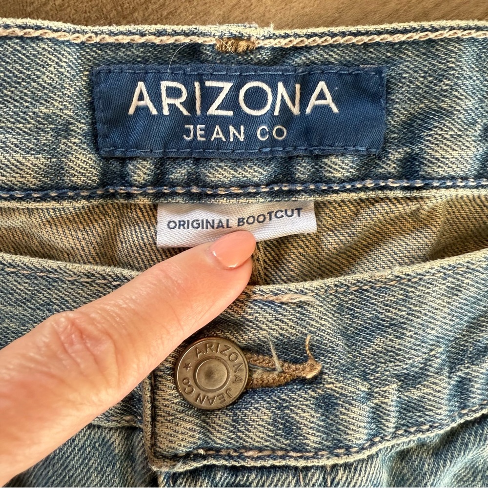 Arizona original bootcut denim jeans size 38 x 30 - Picture 4 of 6